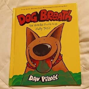Scholastic Dog Breath Book - Yellow and Red Cover